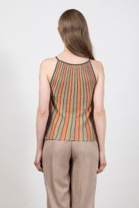 Λούρεξ πολύχρωμο τοπ dark grey - tan gold - orange - khaki