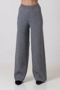 Alpaca blend pants medium grey