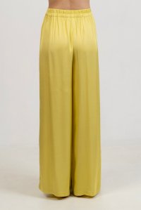 Satin basic pants lime