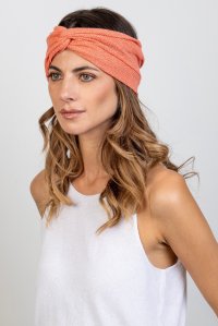 Lurex turban orange