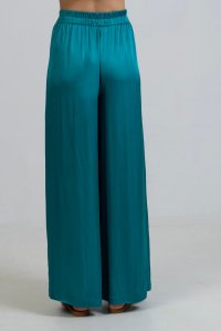 Satin basic pants petrol