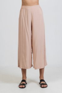 Cropped wide leg pants dusty pink