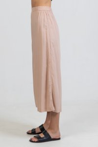 Cropped wide leg pants dusty pink