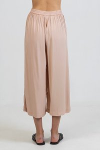 Cropped wide leg pants dusty pink