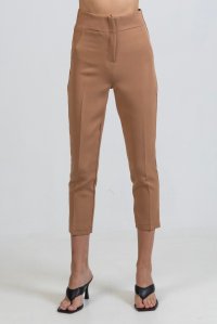 Straight pants camel