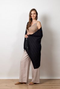 Lurex wrap black