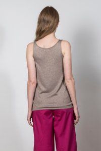 Lurex tank top elephant