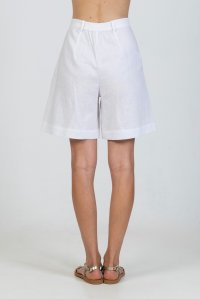 Linen shorts white