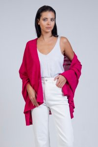 Lurex εσάρπα fuchsia