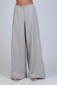 Stretch extra-flare pants ice