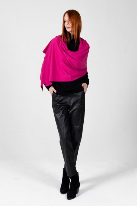 Viscose wrap fuchia