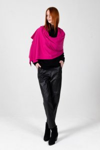 Viscose wrap fuchia