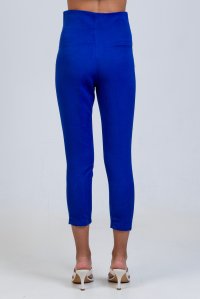 Straight pants royal blue