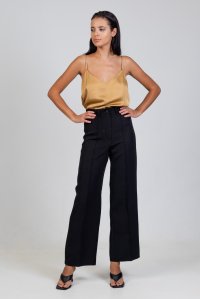 Pants with crease black