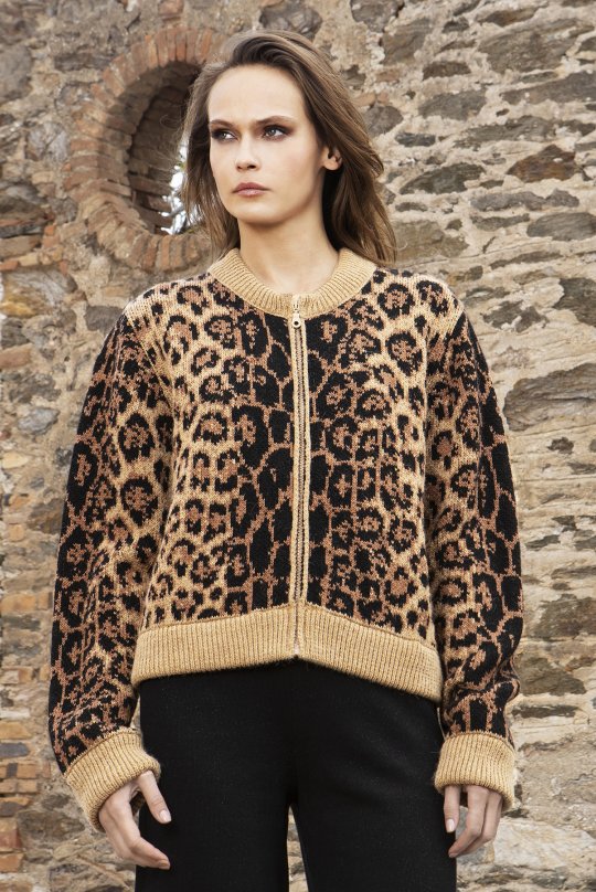 FW42017K-LEOPARD CAMEL