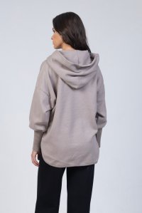 Cotton bland sweatshirt with knitted details elephant