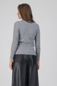 Πουλόβερ ζιβάγκο medium grey