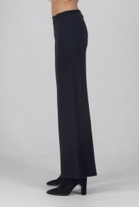 Viscose blend pants black