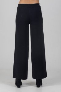 Viscose blend pants black