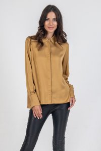 Satin shirt gold