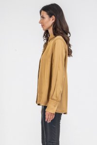 Satin shirt gold