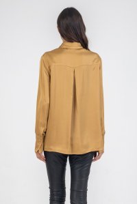 Satin shirt gold