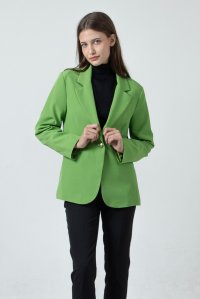 Crepe blazer kiwi