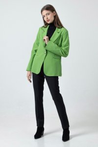 Crepe blazer kiwi