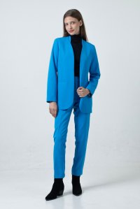 Crep blazer mao baby blue