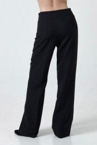 Crepe pants black