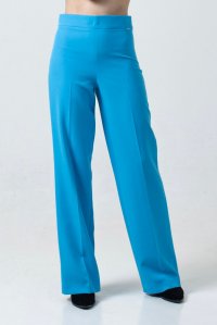 Crepe pants baby blue