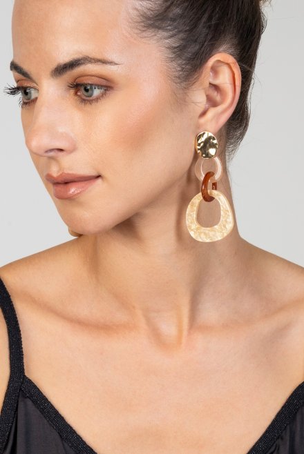 Earrings beige